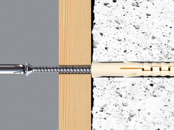 Шуруп универсальный с потайной головкой ZN 6x90