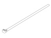 Стяжка многоразовая PRM 120x7.5 (50 шт.) прозрачная