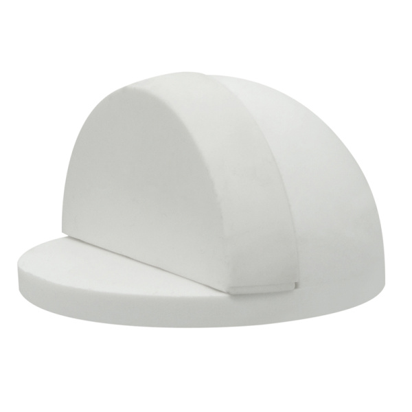 Дверной ограничитель полусфера QSM белый (50 шт.)