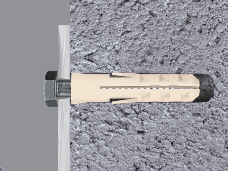 Шуруп DIN571 с шестигранной головкой сантехнический 10x80 для дюбеля PND 14
