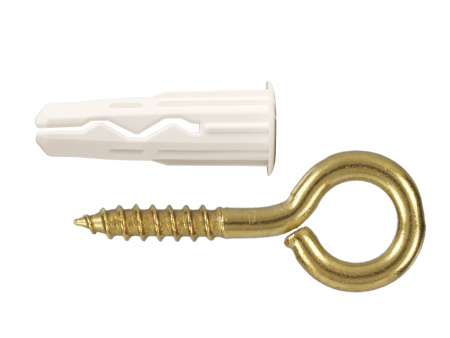 Универсальный нейлоновый дюбель для любых стен Multi 6 петля-шуруп